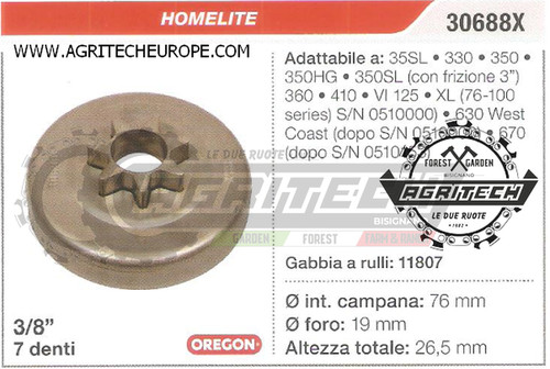 30688x oregon pignon cloche - 30688x,