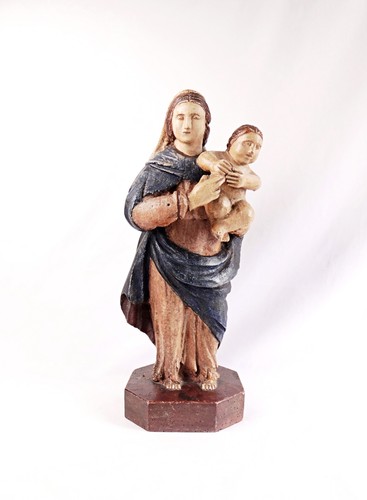Vierge enfant en bois - à, l'enfant