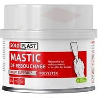 Mastic armé polyester bi composant de réparation 188 gr SOLOPLAST