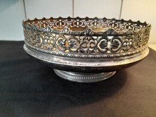coupe ancienne métal argenté