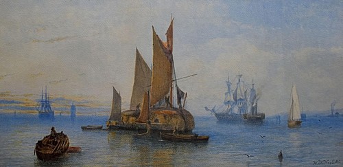 Barges pêche avec - avec, des