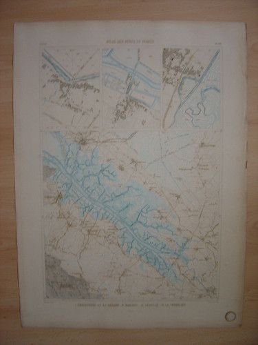 Carte 1886 plan embouchure - carte,