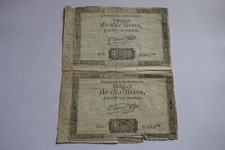 Planche 2 ASSIGNATS 10 livres