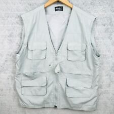 Woodpecker Gilet Chasse/Pêche Homme 48/50 Gris Multi-Poches Zippé Fonctionnel
