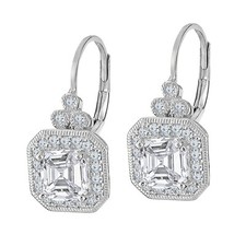 14K Plaqué or Blanc 1 CT