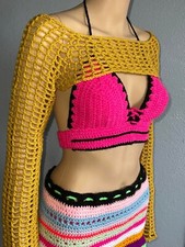 top bolero sleeve crochet