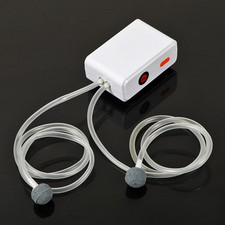 Pompe à Air USB Compacte pour Aquarium avec Batterie Rechargeable et Double Pri