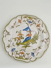 Assiette Moustiers fait main