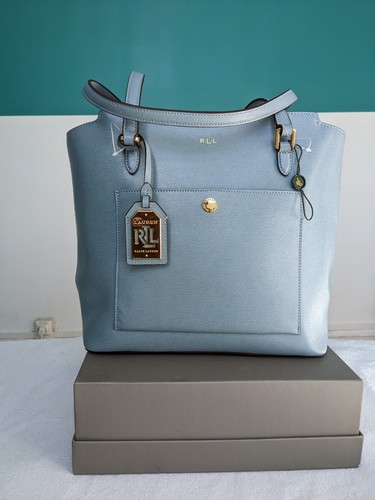Sac main ralph lauren bleu - main,