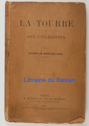 Tourbe son utilisation - la,