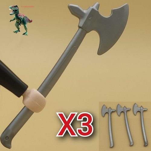 Playmobil hache bourreau - x3,