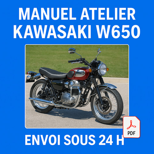 Manuel atelier kawasaki - atelier, w650
