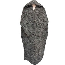 Djellaba capuche laine - À, en