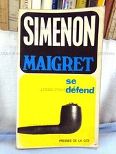 MAIGRET SE DÉFEND, GEORGES SIMENON, ÉDITIONS PRESSES DE LA CITÉ 1971