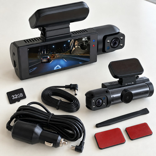 Dashcam voiture double caméra