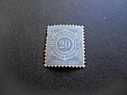 Timbre allemagne wurtemberg - allemagne,