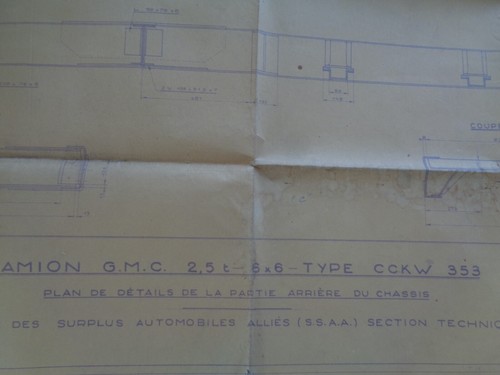 Plan camion gmc 6x6 - camion, t