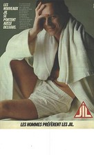 PUBLICITE  1983  JIL les nouveaux sous vetements slip caleçons