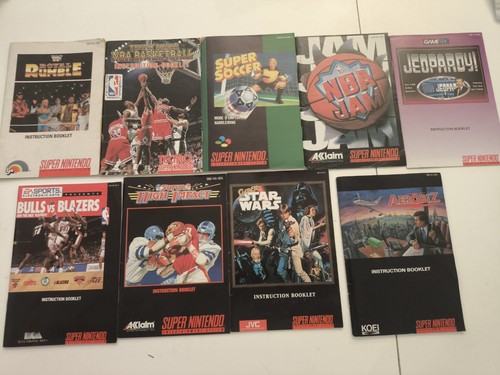 Lot notices originales - 9,