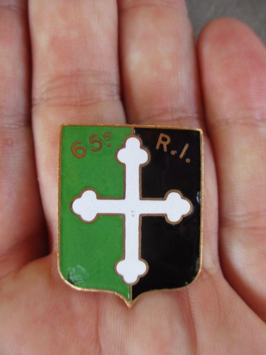 Rare insigne militaire - , 65ème