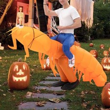 Costume de crevette gonflable