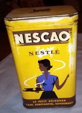 Ancienne boite Nescao dans son jus, 19cm de longueur et 11 de largeur