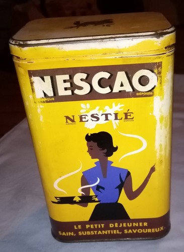 Ancienne boite nescao - nescao, dans