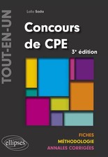 Concours CPE Tout-en-un - Fiches, Méthodologie, Annales corrigées - 3e édition, 
