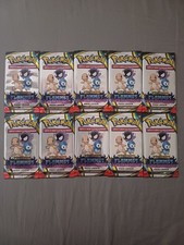 LOT DE 10 BOOSTER ECHANTILLON PACK LOISIR POKEMON NEUF FLAMME FANTASMAGORIQUE EV