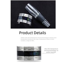 Thermomètre à Clip Écran LCD Thermomètre Mesure de Température Sans Mercure