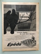 ◕ Publicité Vintage Advertising MATELAS ÉPÉDA ◕ Années 60 ◕ 1 page ◕