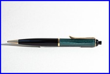 PELIKAN 350 Stylo À Encre En Vert Rayé Et Noir 1,18 Mm Pour 140 Stylets
