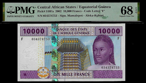 Central african states 000 - states, 10,000