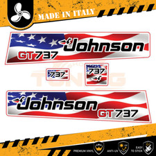 Décalcomanies adhésif Moteur hors-bord Johnson GT 737 - USA