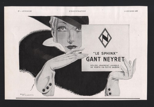 Publicité 1936 mode vêtement - mode,
