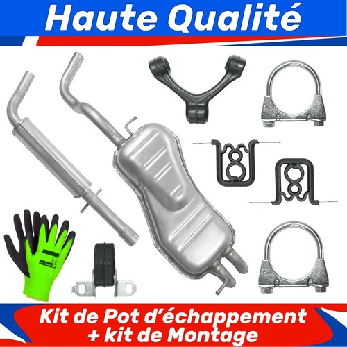 Kit pot échappement pour - d'échappement,