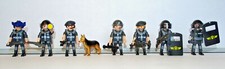 PLAYMOBIL - LOT 7 POLICIERS GROUPE INTERVENTION ELITE FORCES SPECIALES SUREQUIPE