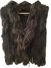 gilet fourrure sans -manches 