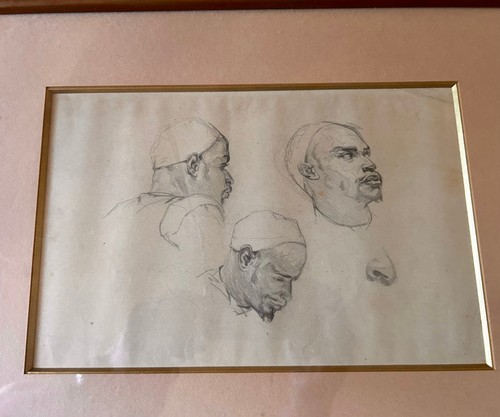 Dinet etienne attribué dessin - attribué,