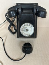 ANCIEN TELEPHONE MURAL  BAKÉLITE FONCTIONNE