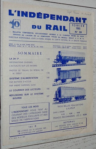 Independant rail n 18 - rail, n°18