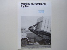 Catalogue, brochure, camion, truck, benne Multilev Toplev, 1979