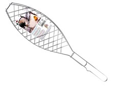 Grille Croisée Chromée Pour Poisson De 40 Cm