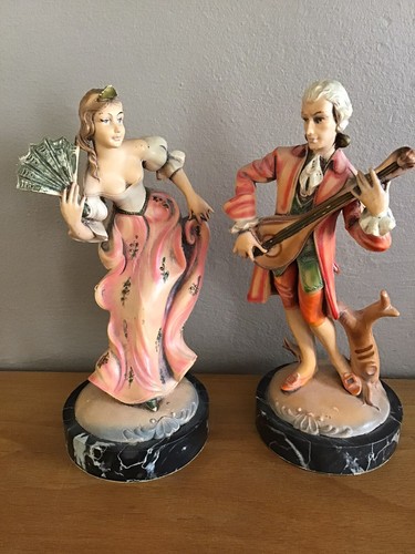 Statuettes couple musicien - statuettes,