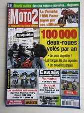  MOTO 2 N° 158 /YAMAHA 1000 FAZER/YAMAHA YZF 600 R6/DUCATI 620 SPORT,SS,1000 SS