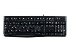 Logitech K120 Ergonomic Desktop USB Wired Keyboard Full Size For Windows PCs