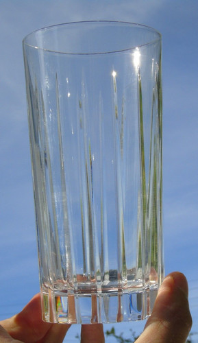 Verre orangeade cristal - verre, en