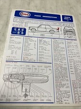 Fiche technique automobile Esso BMW 1600-2 1969 1600 - 2