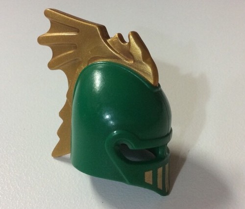 Casque armure dragon vert 4586 - casque,