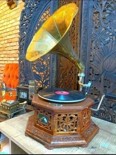 Lecteur gramophone vintage - lecteur,